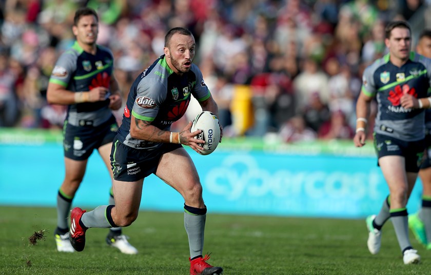 Canberra Raiders hooker Josh Hodgson.