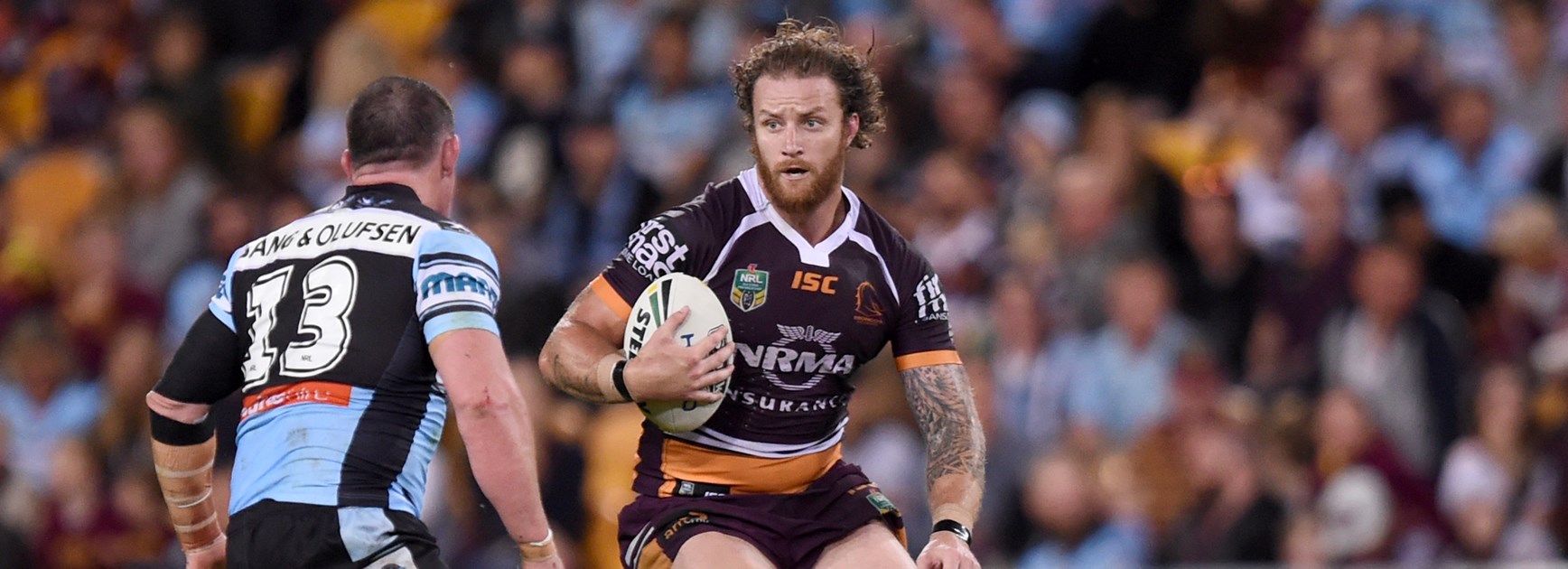 Brisbane Broncos prop Korbin Sims. 