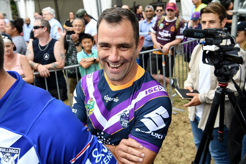 Melbourne Storm captain Cameron Smith.