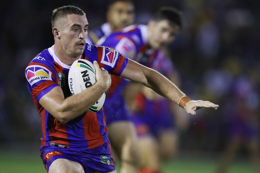 Newcastle Knights utility Connor Watson. 