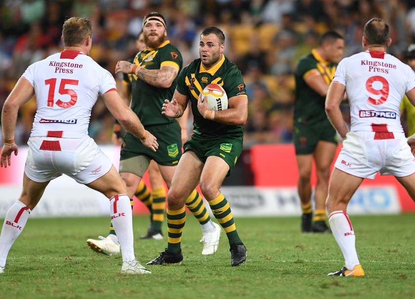 Wade Graham in the 2017 World Cup final.