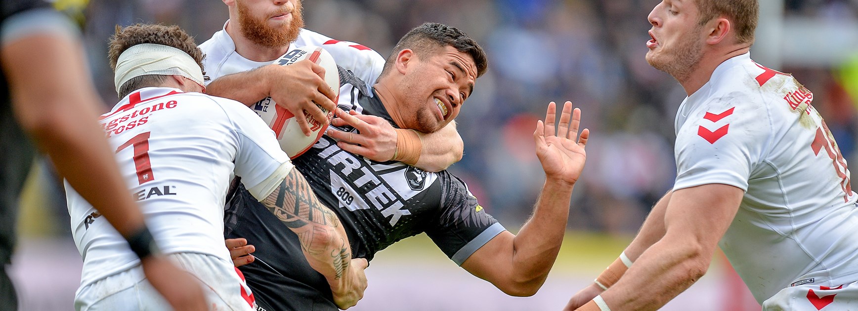 Kiwis centre Esan Marsters.