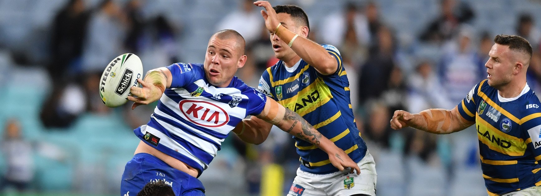 Bulldogs prop David Klemmer.