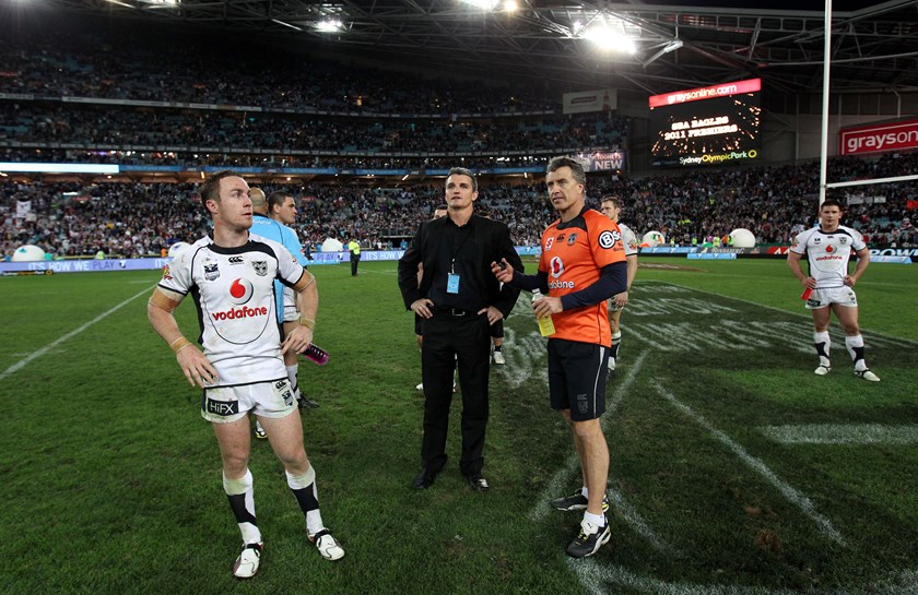 Warriors coach Ivan Cleary after the 2011 grand final loss.