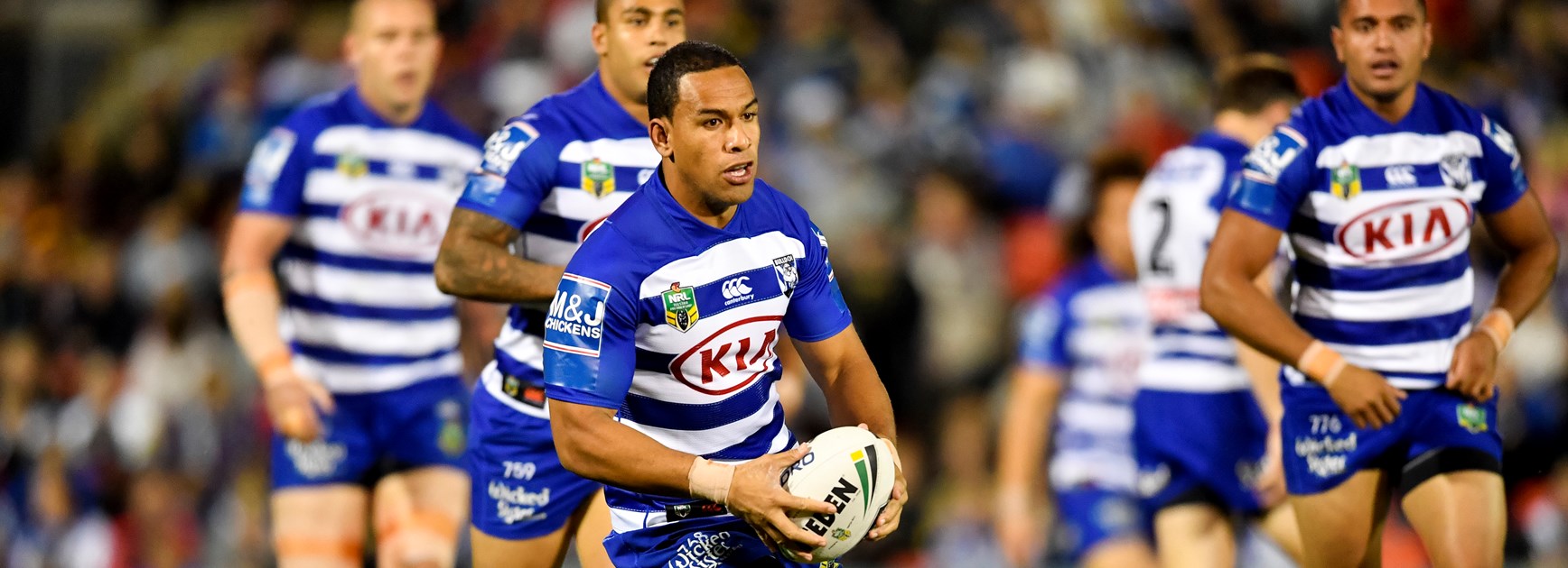 Bulldogs centre Will Hopoate.