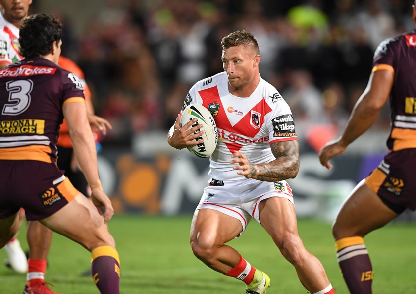 Dragons back-rower Tariq Sims.