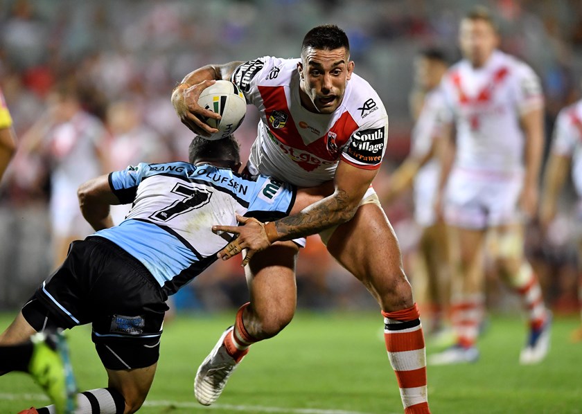 St George Illawarra prop Paul Vaughan.