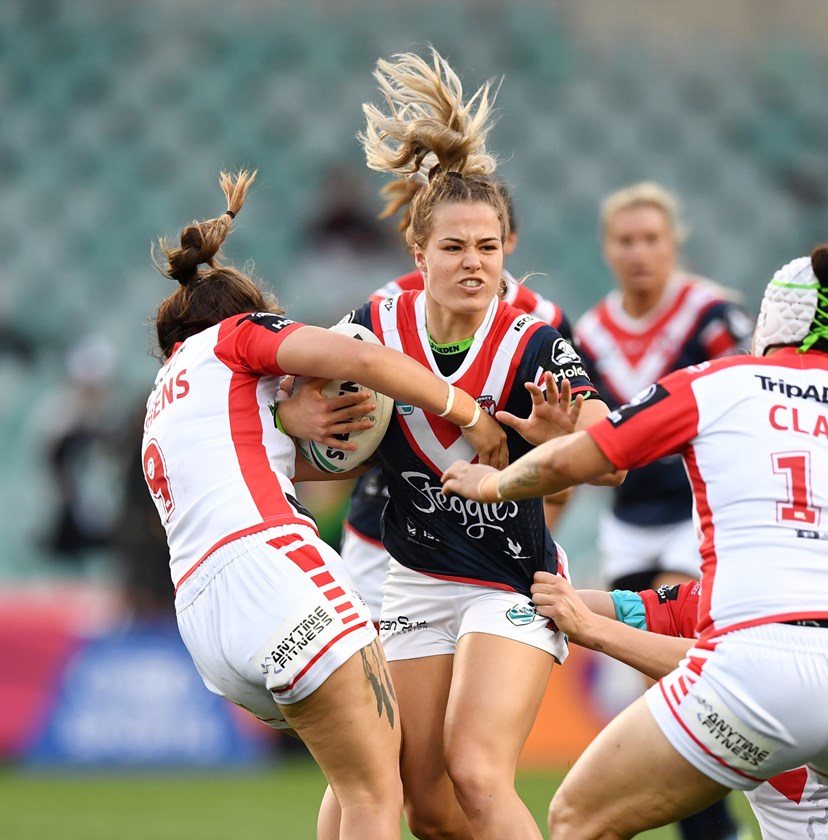 Roosters and Jillaroos star Isabelle Kelly.