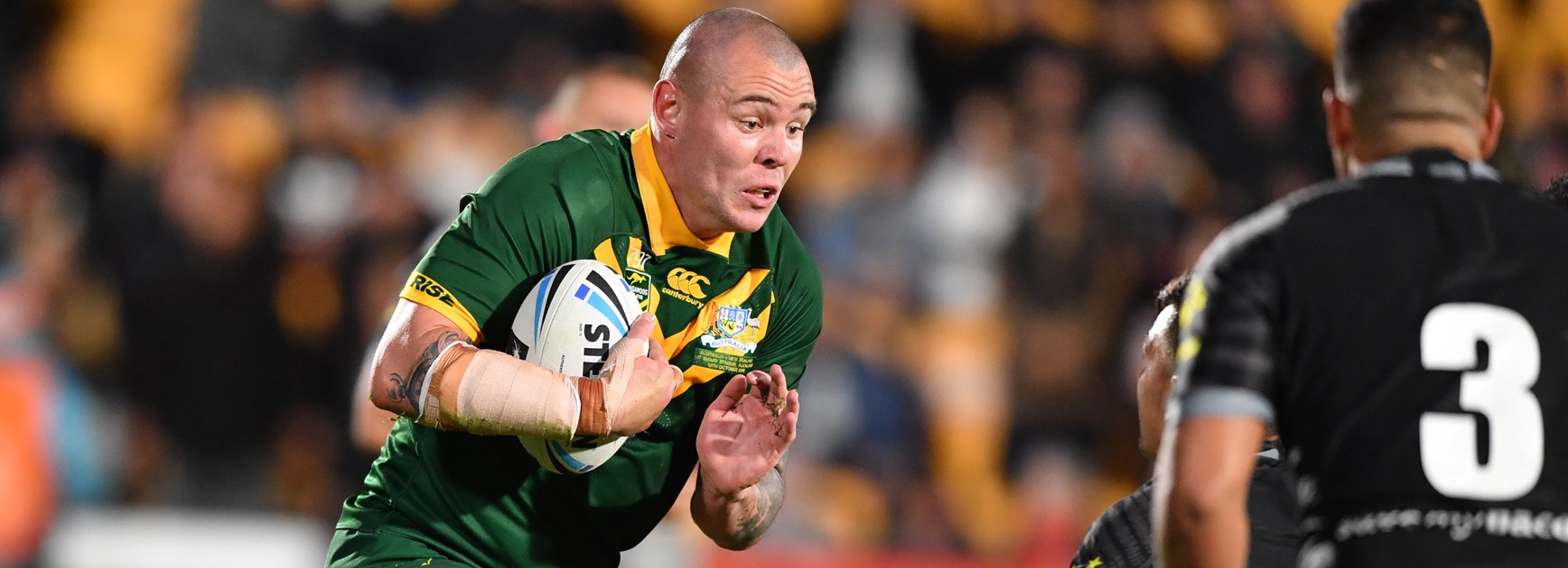 Kangaroos prop David Klemmer.