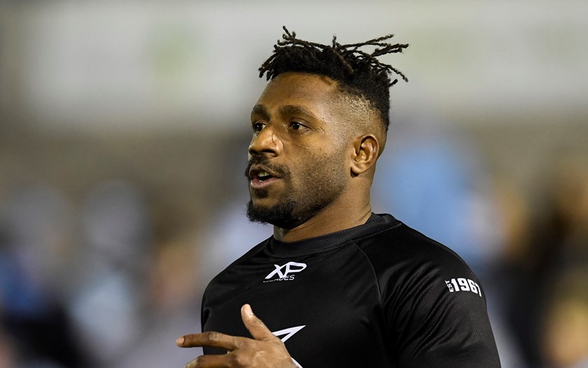 Sharks and Papua New Guinea hooker James Segeyaro.