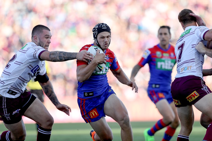 Newcastle fullback Kalyn Ponga.