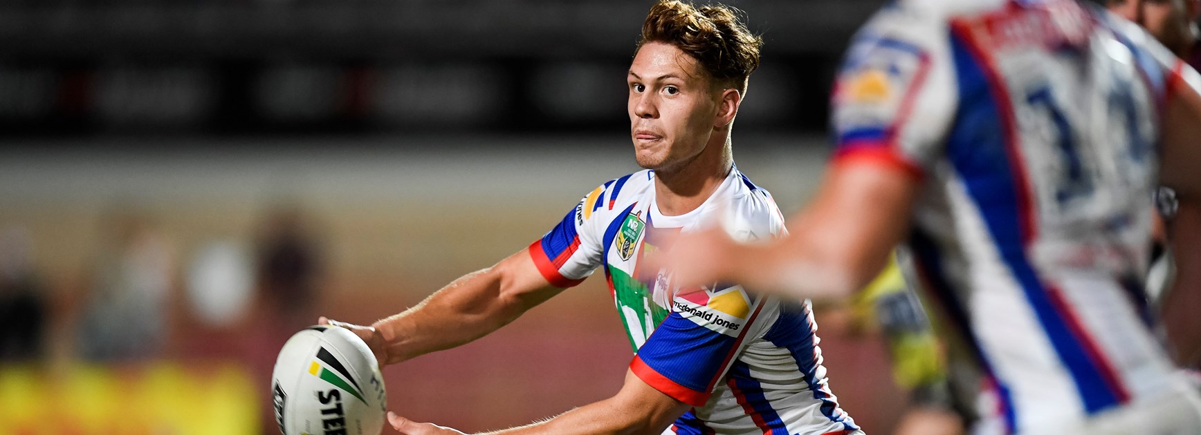 Newcastle fullback Kalyn Ponga.