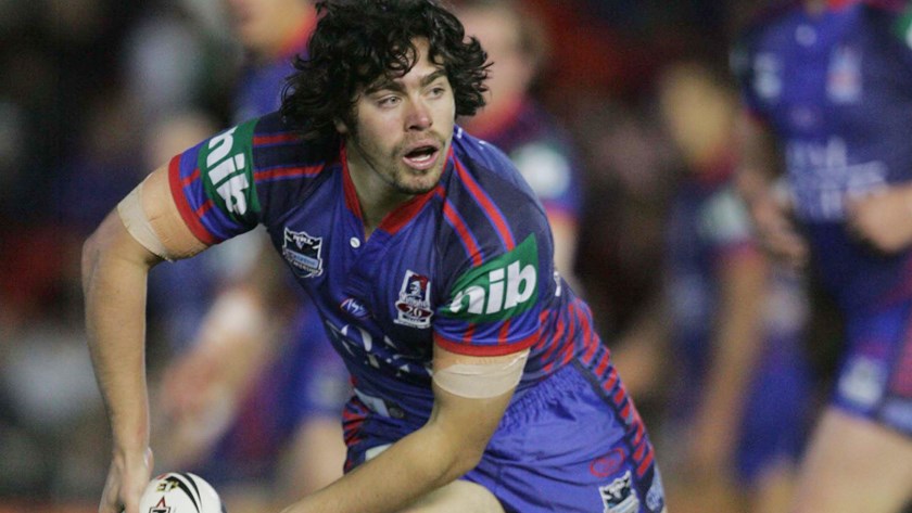 Mick Young playing for Newcastle in 2007.