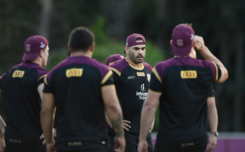 Maroons captain Greg Inglis.