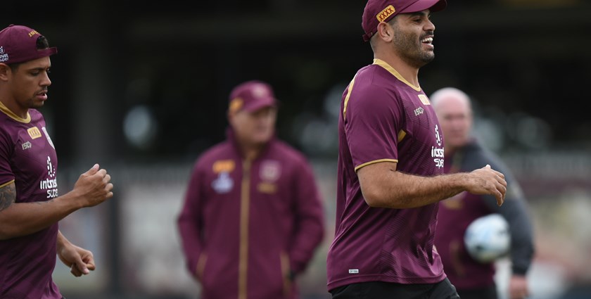 Maroons captain Greg Inglis.