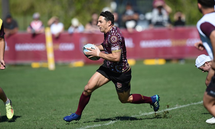 Maroons fullback Billy Slater prepares for his final Origin.