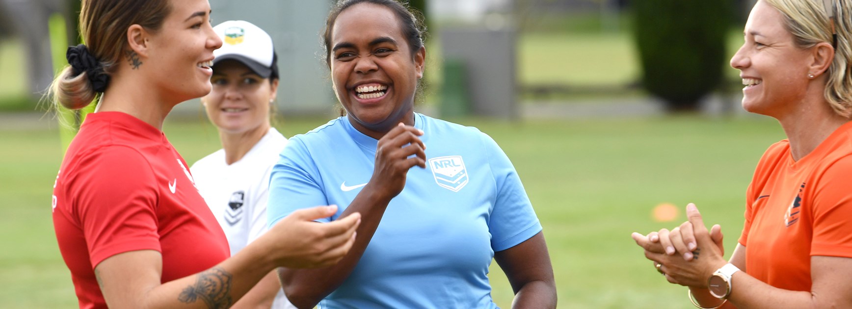 NSW Blues five-eighth Lavina O'Mealey.