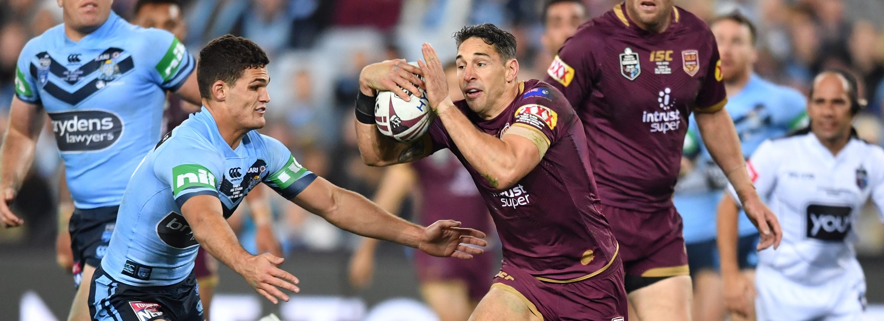 Maroons fullback Billy Slater.