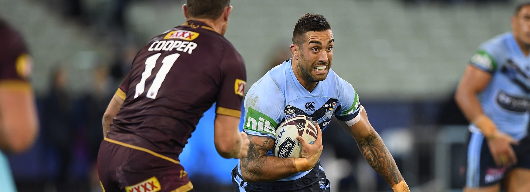 NSW prop Paul Vaughan.