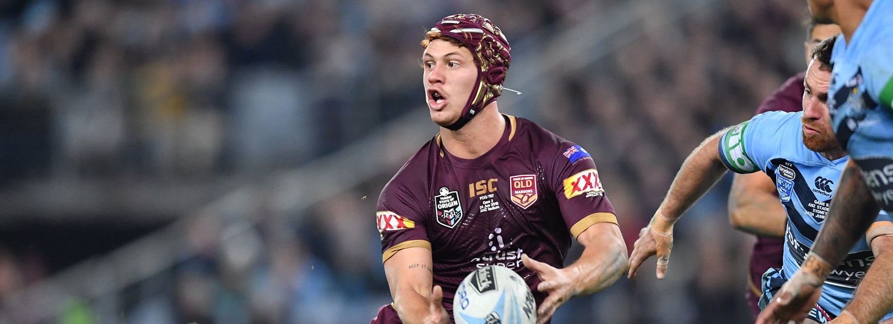 Queensland Origin utility Kalyn Ponga.