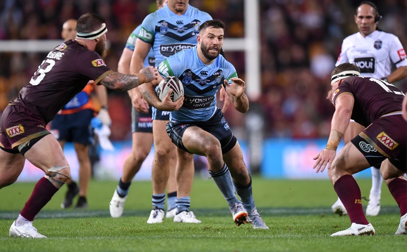 Blues fullback James Tedesco.