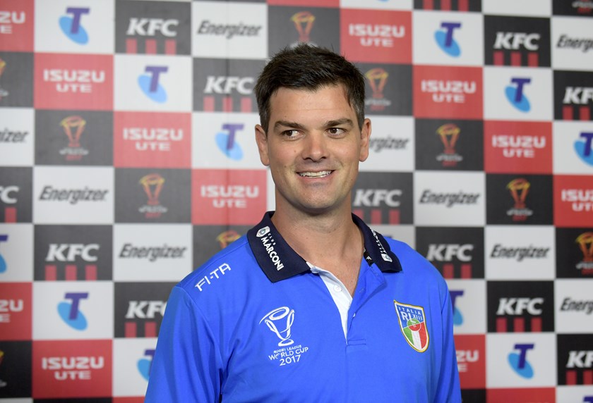 New Panthers coach Cameron Ciraldo coached Italy at last year's World Cup.