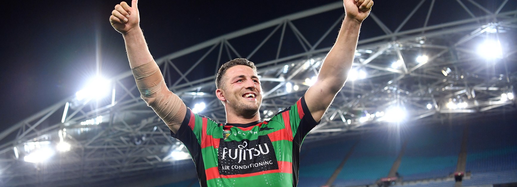 Rabbitohs lock Sam Burgess.