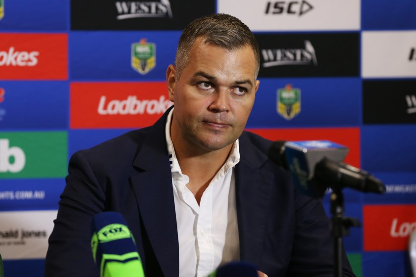 Rabbitohs coach Anthony Seibold.