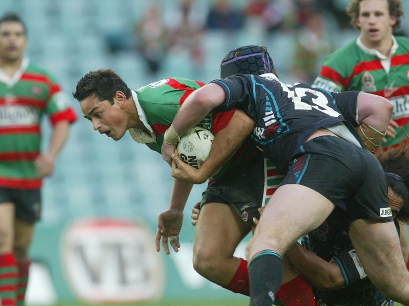 John Sutton during his debut NRL season in 2004.