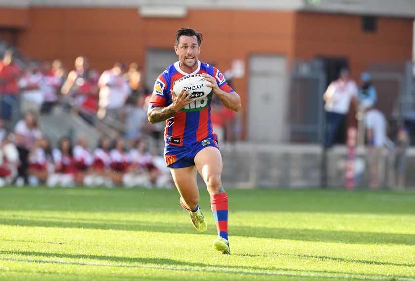 Knights half-back Mitchell Pearce.