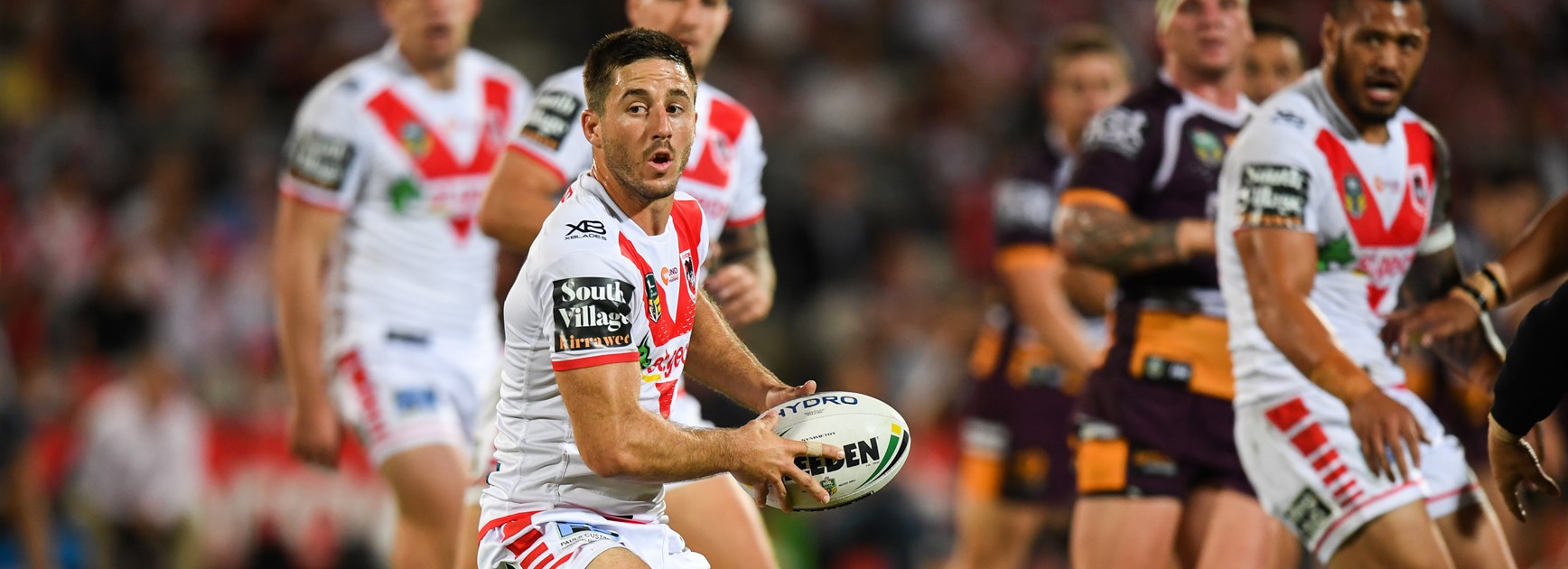 St George Illawarra Dragons halfback Ben Hunt. 