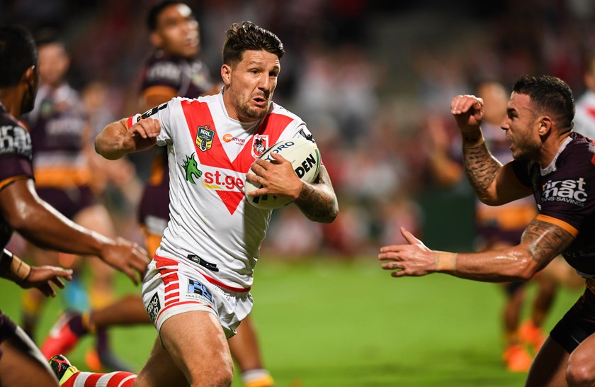 Dragons five-eighth Gareth Widdop.