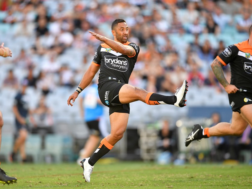 Tigers five-eighth Benji Marshall.