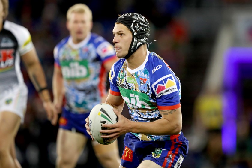 Knights fullback Kalyn Ponga.