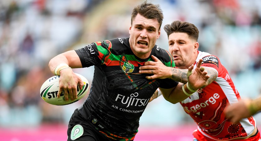 Rabbitohs back-rower Angus Crichton.