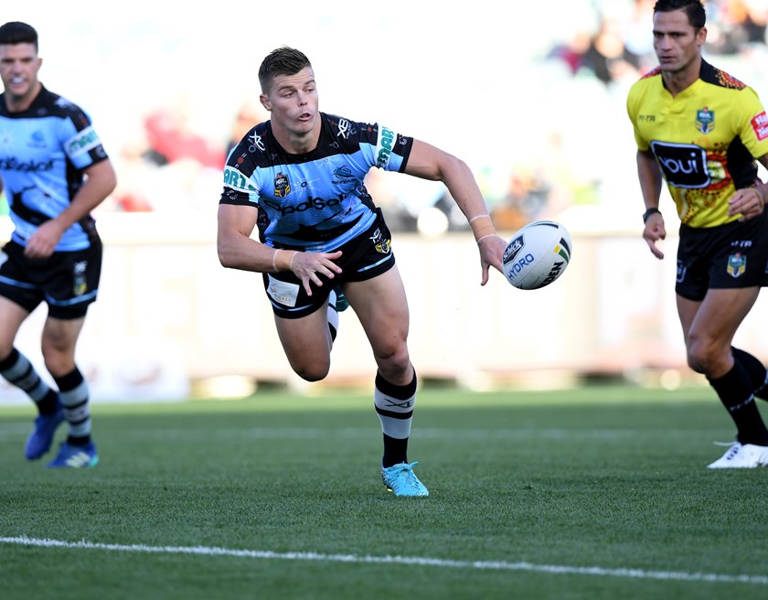 Cronulla hooker Jayden Brailey.