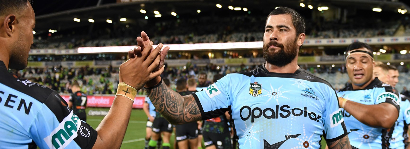 Cronulla prop Andrew Fifita.