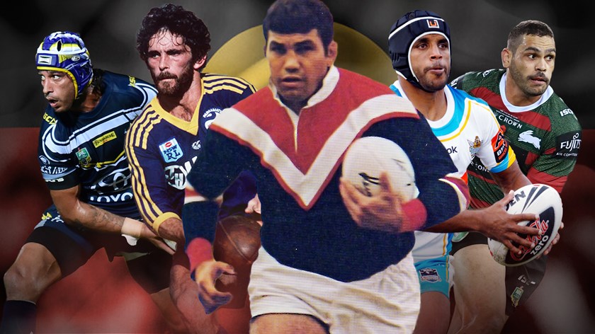 Johnathan Thurston, Steve Ella, Arthur Beetson, Preston Campbell and Greg Inglis.