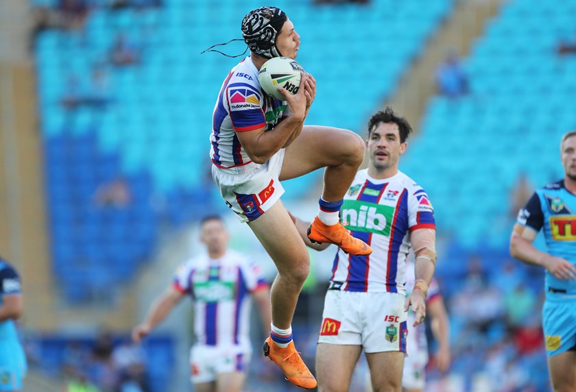 Knights fullback Kalyn Ponga.