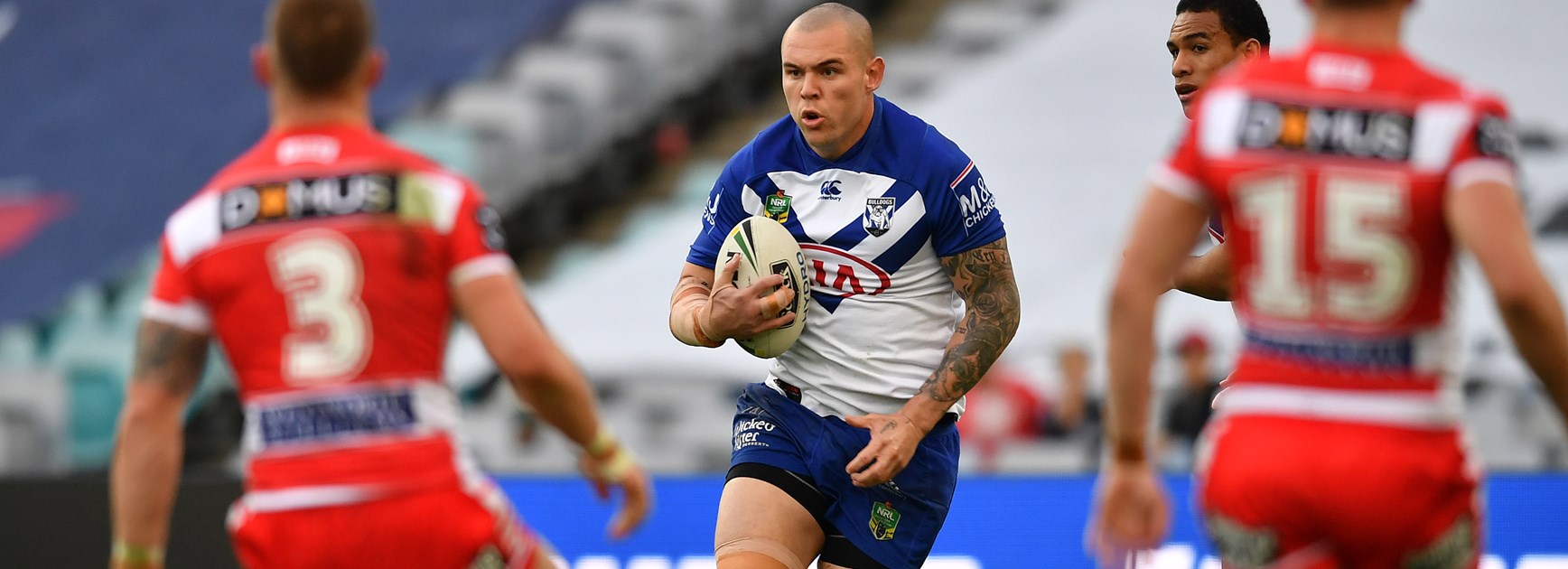 Bulldogs prop David Klemmer.