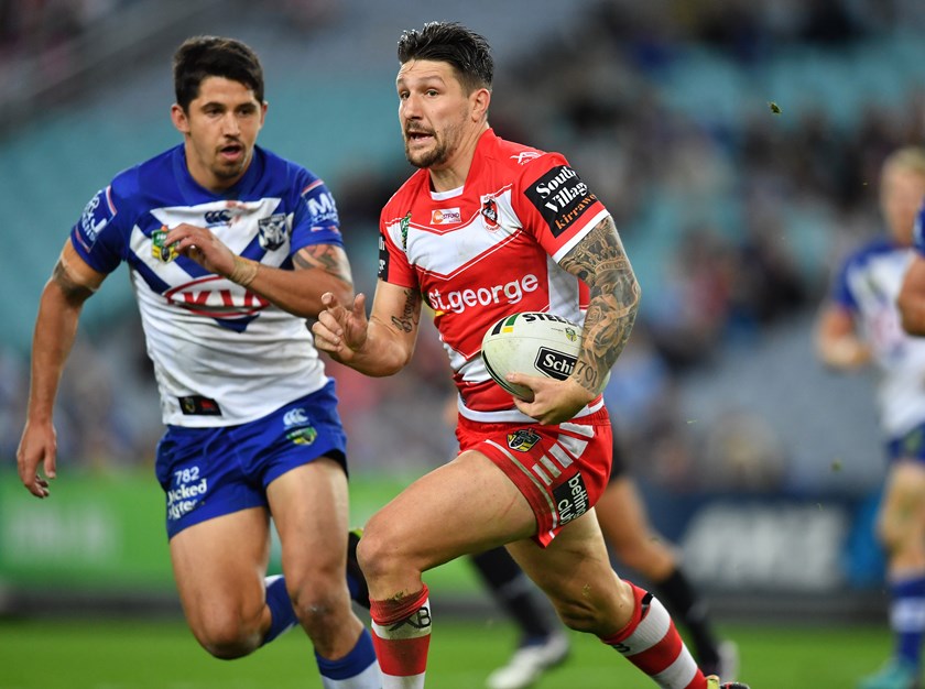 Dragons five-eighth Gareth Widdop.