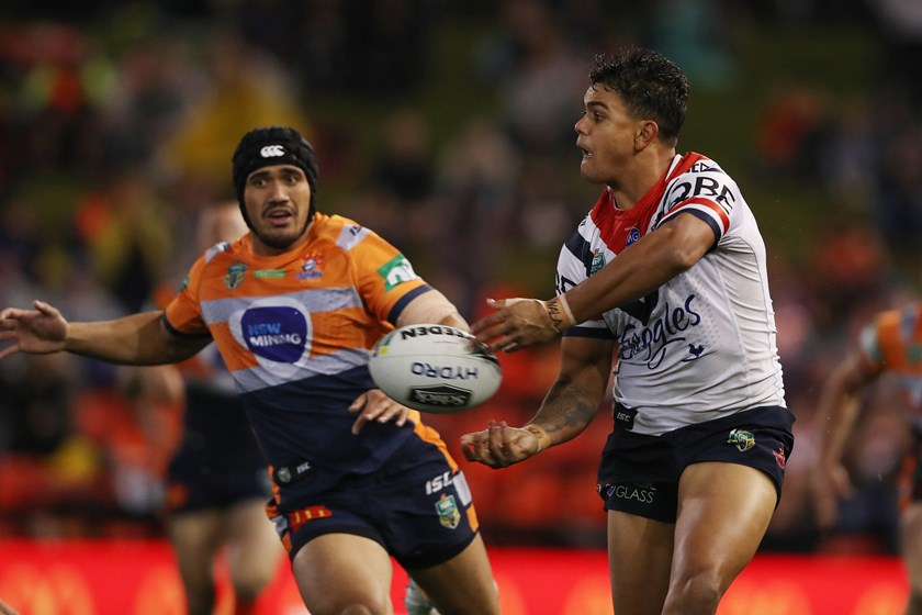 Roosters centre Latrell Mitchell.