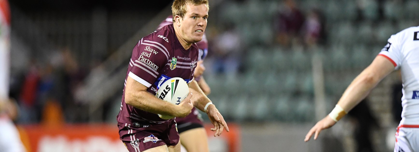 Sea Eagles lock Jake Trbojevic.