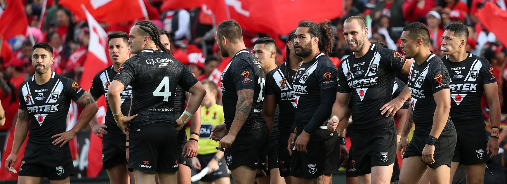 The Kiwis at the 2017 World Cup.