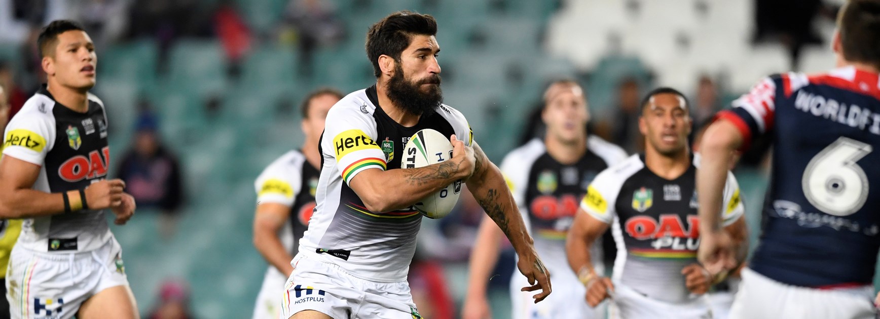 Panthers forward James Tamou.