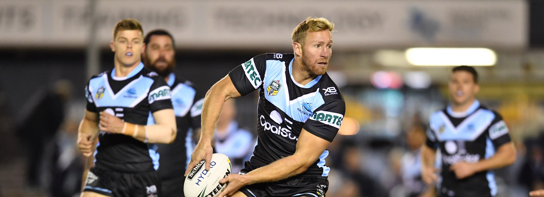 Sharks prop Matt Prior.