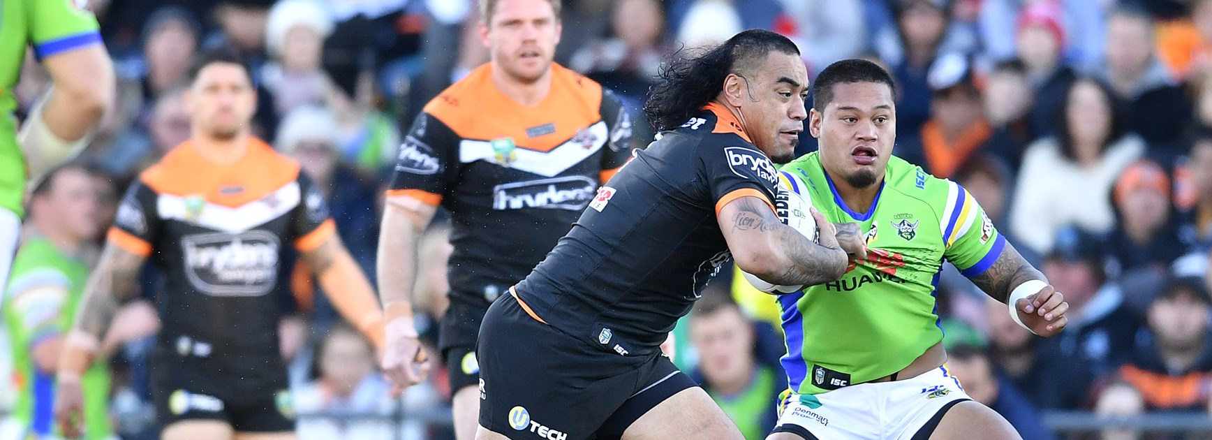 Wests Tigers centre Mahe Fonua.