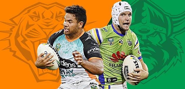 Wests Tigers v Raiders: Reynolds ruled out; Hodgson back via bench