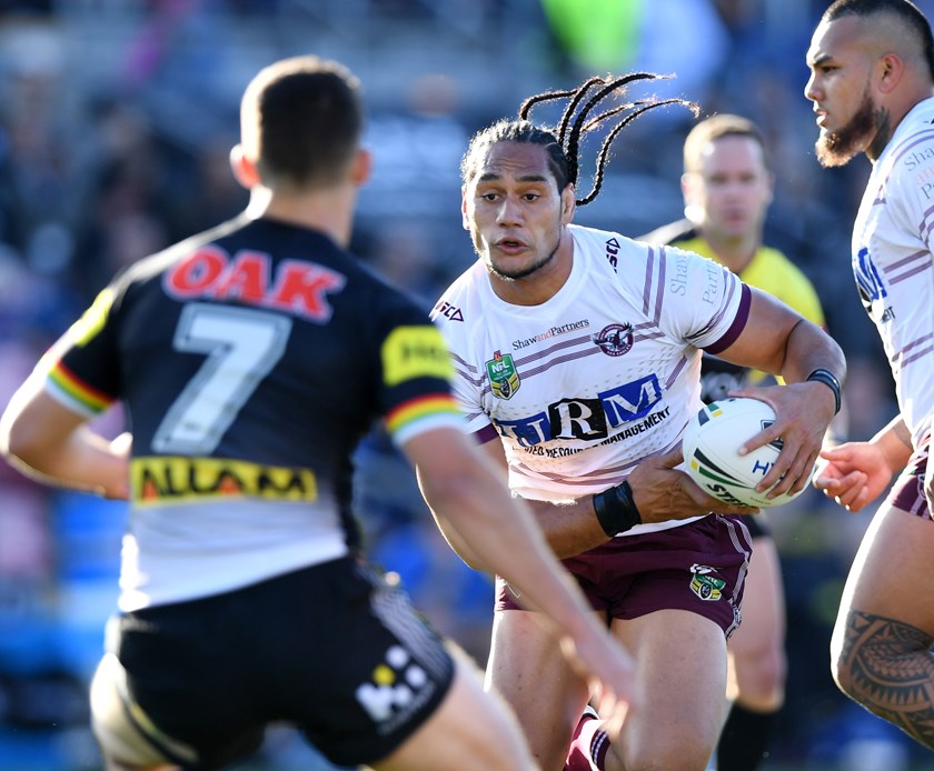 Manly forward Martin Taupau.