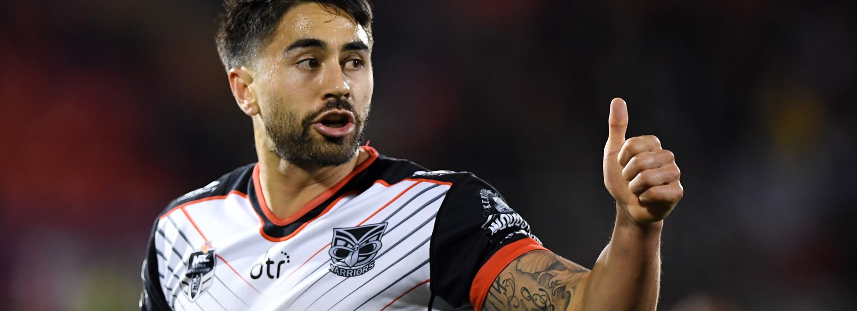 Warriors halfback Shaun Johnson.